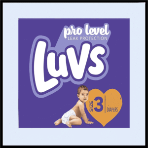 H5-4162 LUVS DIAPERS SIZE #3 P/4 (11.75$Ea)