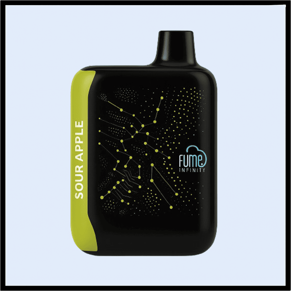 X1-2009 FUME PRO SOUR APPLE 30000 PUFFS P/5 (13.60$Ea)