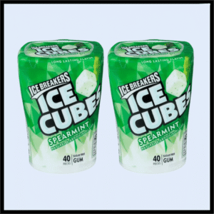 B4-3412 ICE CUBES BREAKERS SPEARMINT 40 CUBES P/4 (5.50$Ea)
