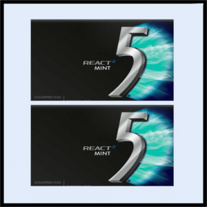 B7-1170 REACT MINT 5 GUM P/10 (2.30$Ea)