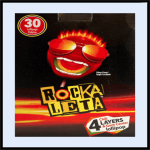 A3-3020 ROCKALETA LOLLIPOPS CHUPETAS P/30 (0.55¢Ea)