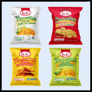 C3-1814 LULU PLATANITOS CHIPS DISPLAY MIX 2.5oz P/20 (0.85¢Ea)