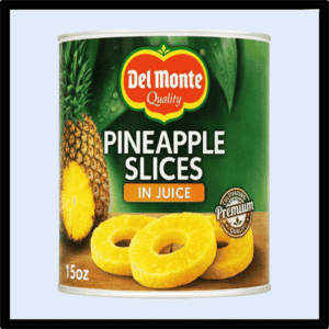 K1-1017 DEL MONTE PINEAPPLE SLICES 15oz P/12 (2.90$Ea)