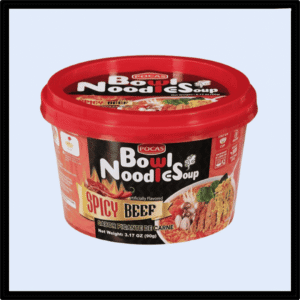 BOWL NOODLES SOUP SPICY BEEF WHOLESALER SOPA POCAS