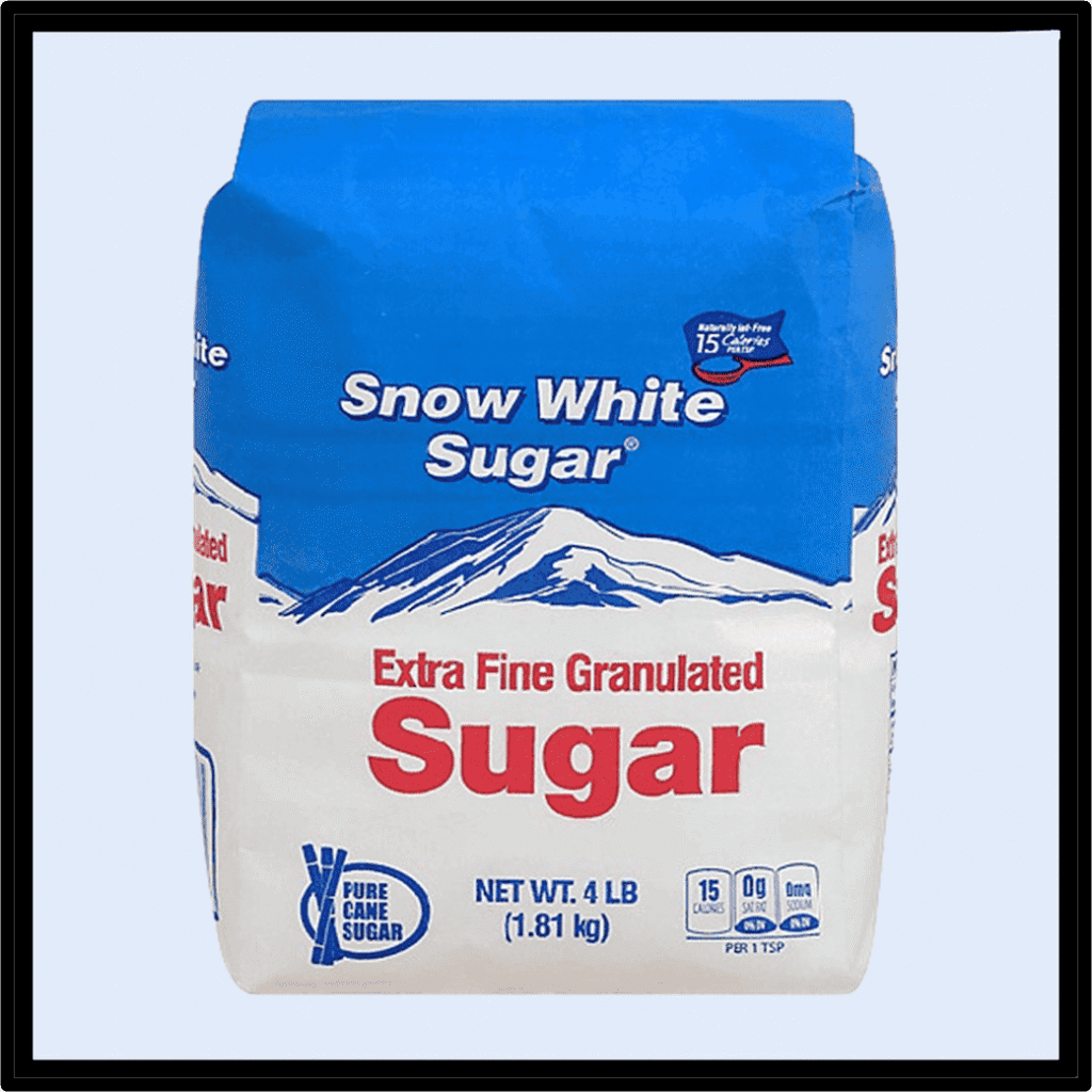 SNOW WHITE SUGAR 4 LB