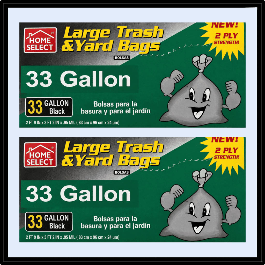 LARGE TRASH & YARD BAGS MARCA HOME SELECT WHOLESALER