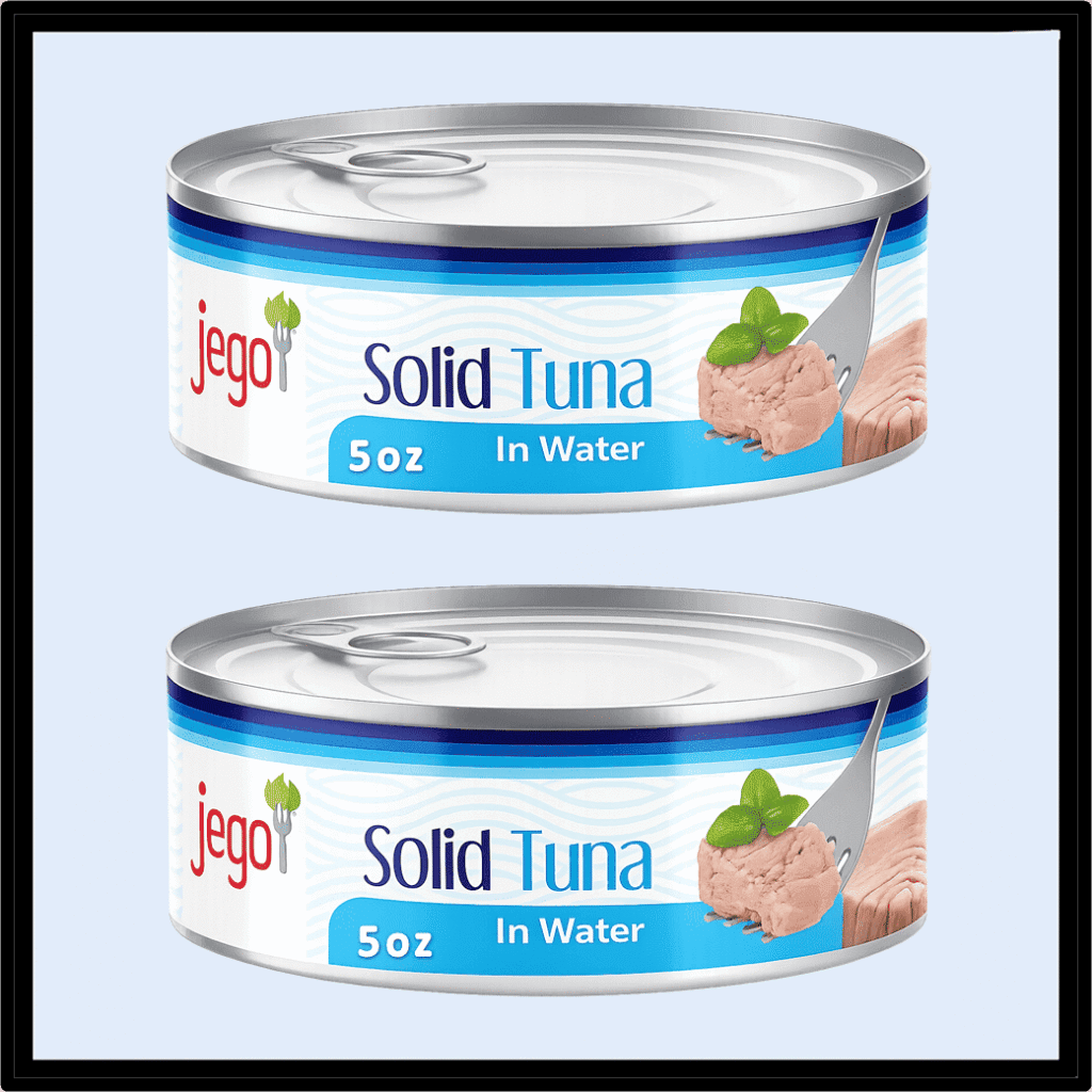 SOLID TUNA ATUN SOLIDO IN WATER MARCA JEGO WHOLESALER