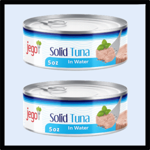 SOLID TUNA ATUN SOLIDO IN WATER MARCA JEGO WHOLESALER