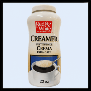 creamer crema para cafe red & white 22 OZ wholesaler