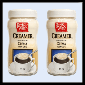 creamer crema para cafe red & white WHOLESALER 11 OZ