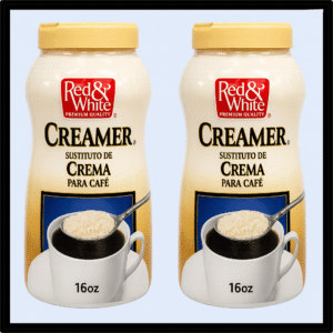 creamer crema para cafe red & white WHOLESALER 16 OZ