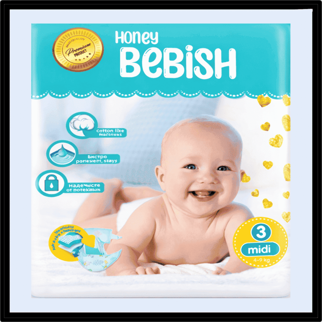 honey bebish diapers panales wholesaler size 3