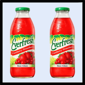 EVERFRESH CRANBERRY STRAWBERRY JUICE JUGO 16 OZ WHOLESALER