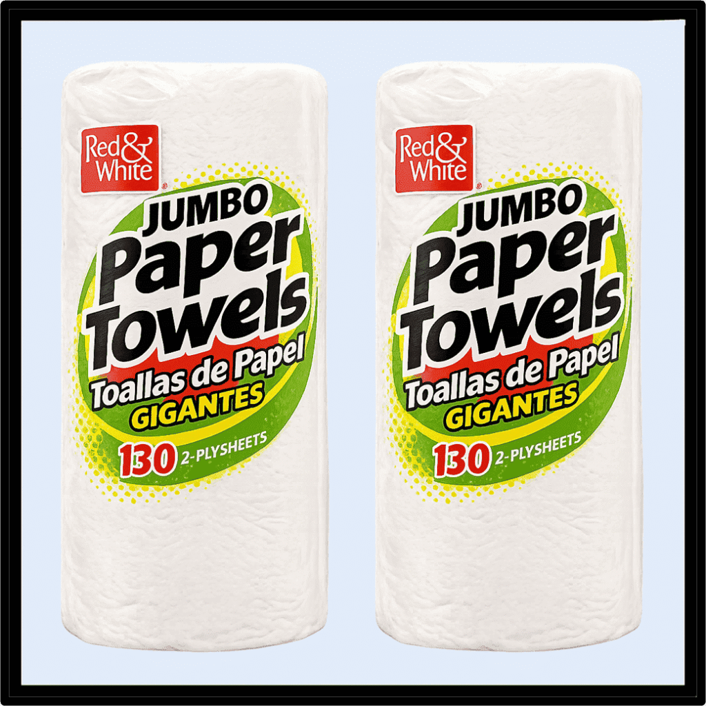 red & white paper towels toallin toalla papel absorbente wholesaler