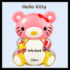 fruit shape jellies HELLO KITTY juicy chew gelatina wholesaler